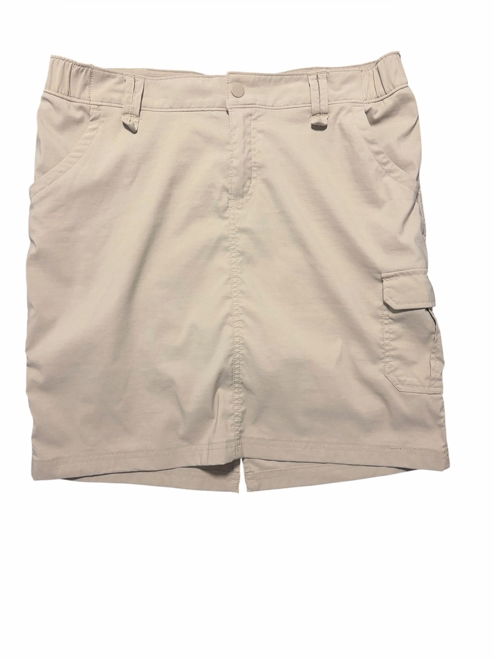 Duluth Trading Company Women's Dry on the Fly Skort Beige Size 12